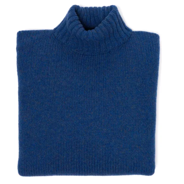William Lockie Mj Exclusive: Turtleneck Sweater "Alain Rollneck" Made Of 4 Ply Geelon
