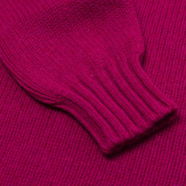 William Lockie Mj Exclusive: Turtleneck Sweater "Alain Rollneck" In 4 Ply Geelong Lam