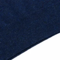 William Lockie Mj Exclusive: Vintage Crew Inset Sweater In Pure Super Geelong Lambswo