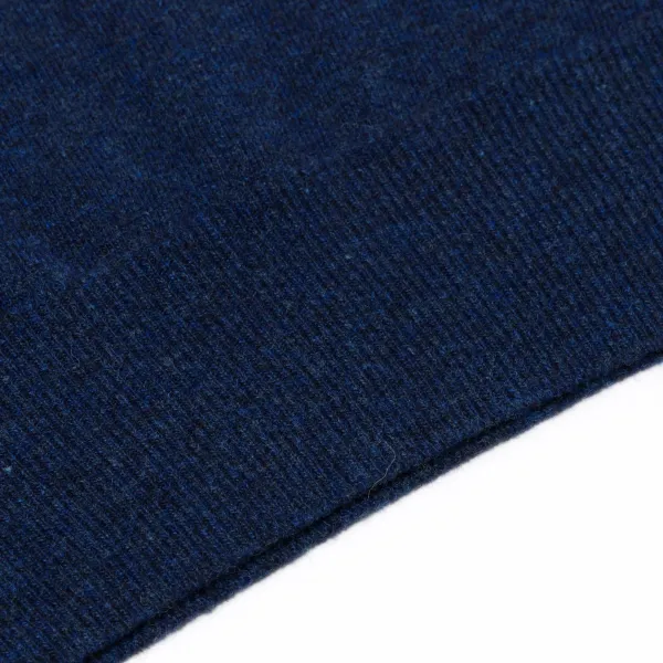 William Lockie Mj Exclusive: Vintage Crew Inset Sweater In Pure Super Geelong Lambswo