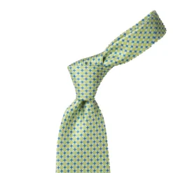 E. Marinella Mj Exklusiv: Patterned Tie "Classico" Made Of Pure English Silk