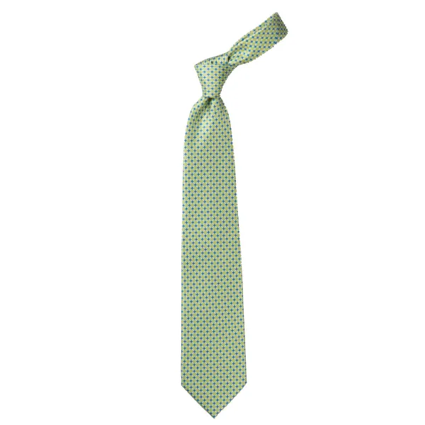 E. Marinella Mj Exklusiv: Patterned Tie "Classico" Made Of Pure English Silk