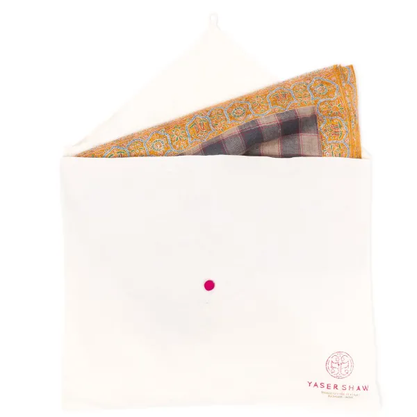 Yaser Shaw Mj Scarf "Amritsar" Made Of Finest Hand Embroidered Pashmina Cashmere