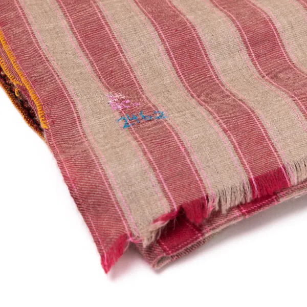 Yaser Shaw Mj Scarf "Jagalpuri" Made Of Finest Hand Embroidered Pashmina Cashmere