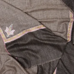 Yaser Shaw Mj Scarf "Varansi" Made Of Finest Hand Embroidered Pashmina Cashmere -