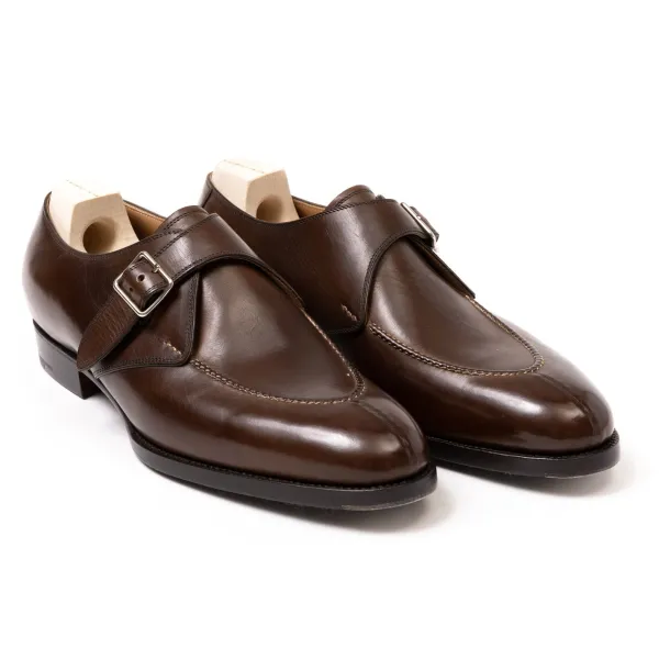 Saint Crispin's Monk "Split Toe Apron" Made Of Brown Calfskin - Purely Handcrafted