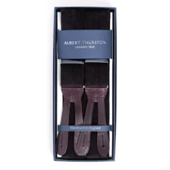 Albert Thurston Needlecord Suspenders With Buttons
