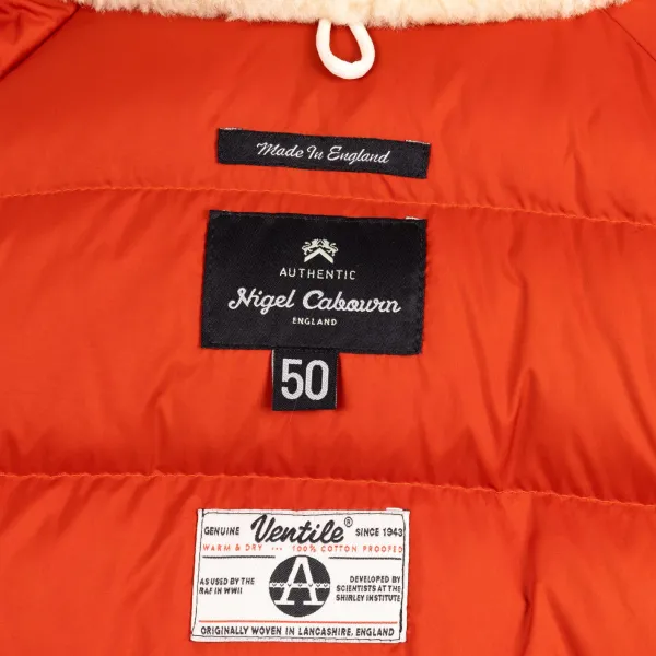 Specials X MJ Nigel Cabourn X Mj: Down Parka "Iconic Everest" In Ventile Cotton
