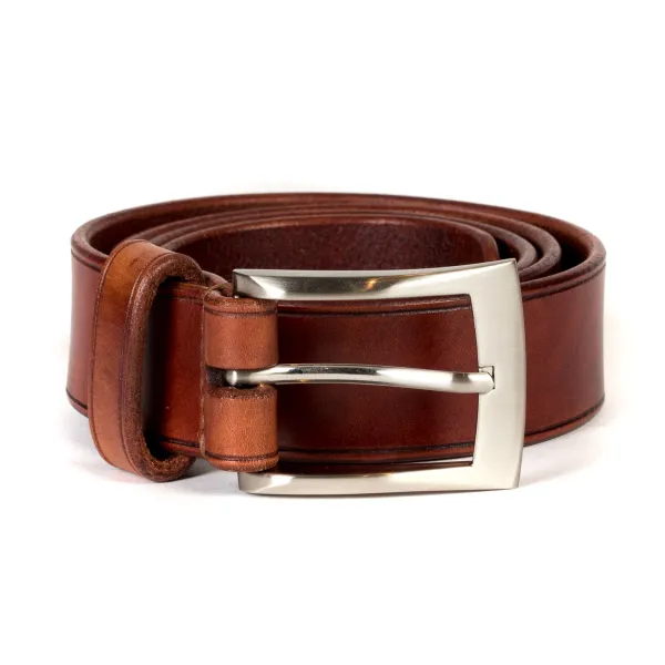 Specials X MJ Oreste Mallus X Mj - Belt "Colorato" Made Of Olive-Tanned Cowskin