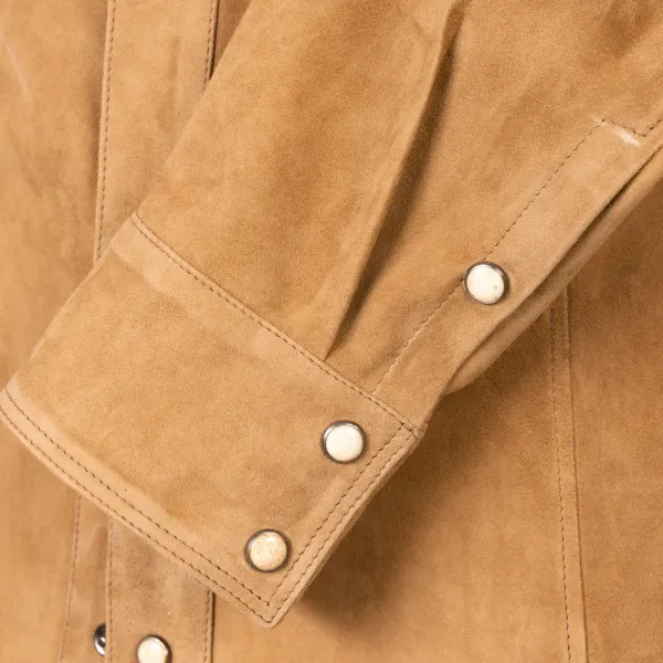 Rifugio Overshirt "Italo Western" Made Of Finest Goatskin - Handmade