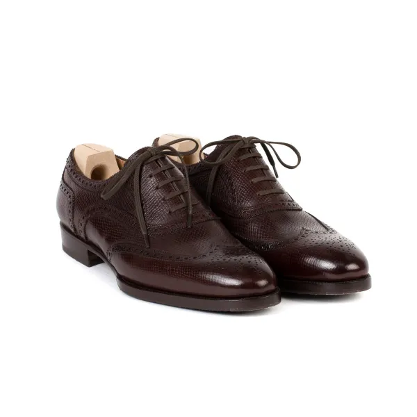 Saint Crispin's Oxford "Brogue American" Aus Genarbtem Kalbsleder - Reine Handarbeit