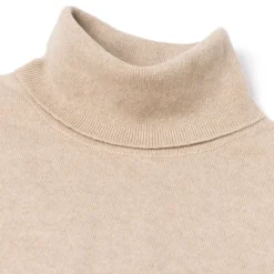 William Lockie Oxton Rollneck Sweater In Fine Scottish 1 Ply Cashmere