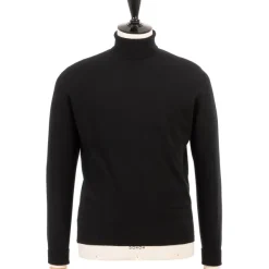 William Lockie Oxton Rollneck Sweater In Fine Scottish 1 Ply Cashmere