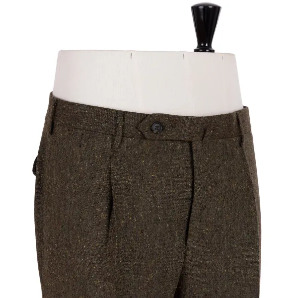 Rota Sartorial Pants "Homespun" In Pure Wool -