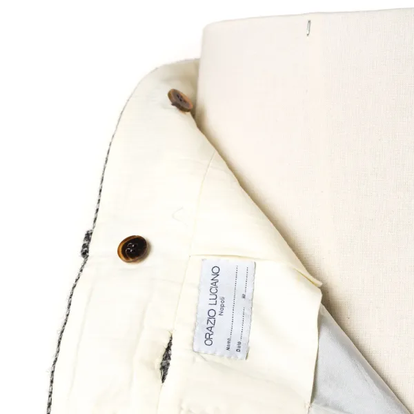 Orazio Luciano Pants "King Of Cool" From Original Harris Tweed - Pure Handwork