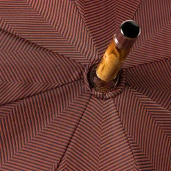 Maglia Patterned Cane Umbrella "Lord" With Handle Ash Wood Natural - Purely H