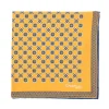 E. Marinella Patterned Pochette In Pure English Silk - Handrolled