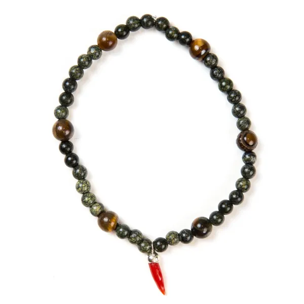 Specials X MJ Pearl Bracelet "Corno Portafortuna" Made From Colorful Pearls - Purely