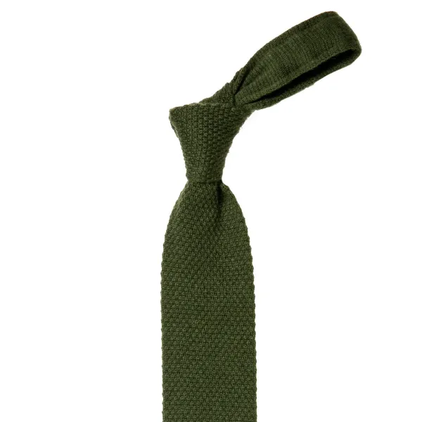 Petronius X Mj: Knitted Tie "Crochet" Made Of Pure Cashmere