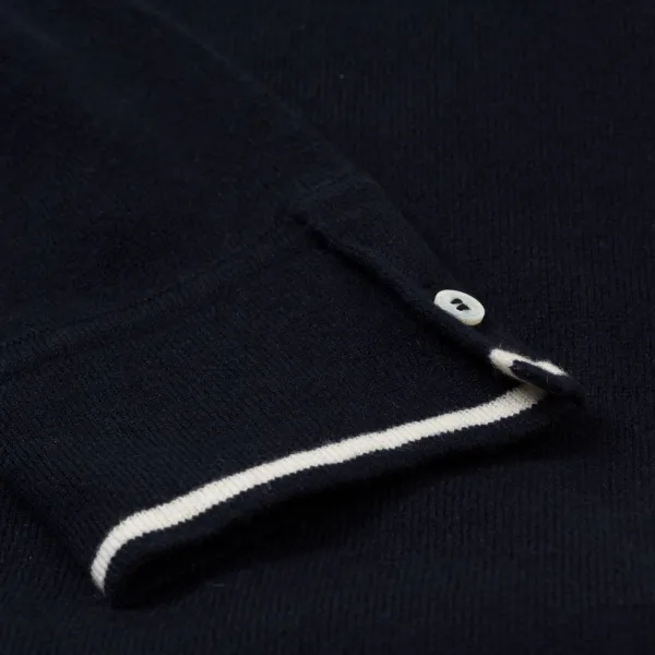 Guercilena 1944 Polo Sweater "Sartorial Knit-Polo" Made Of Finest 1 Ply Cashmere