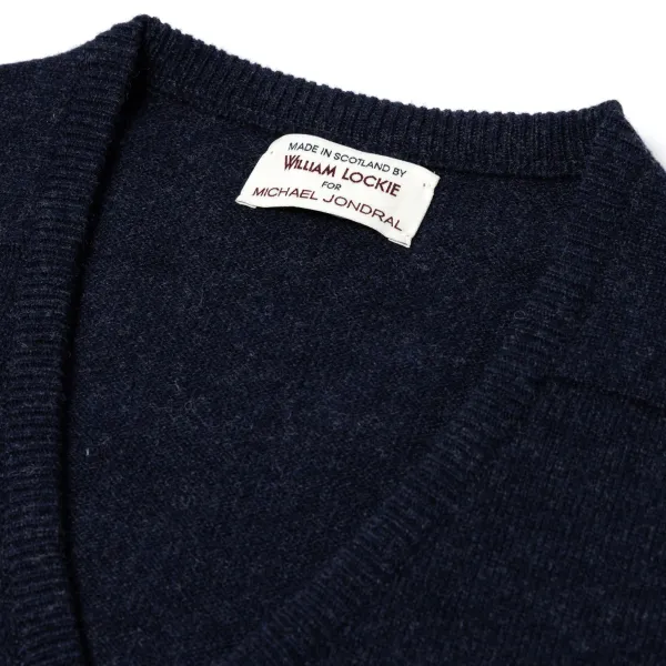 William Lockie Pullover "Leven Vee" Aus Reiner Geelong-Lambswool - 2 Ply