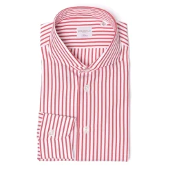 Borriello Pure Cotton Striped Shirt "Jermyn Stripe" - Handmade