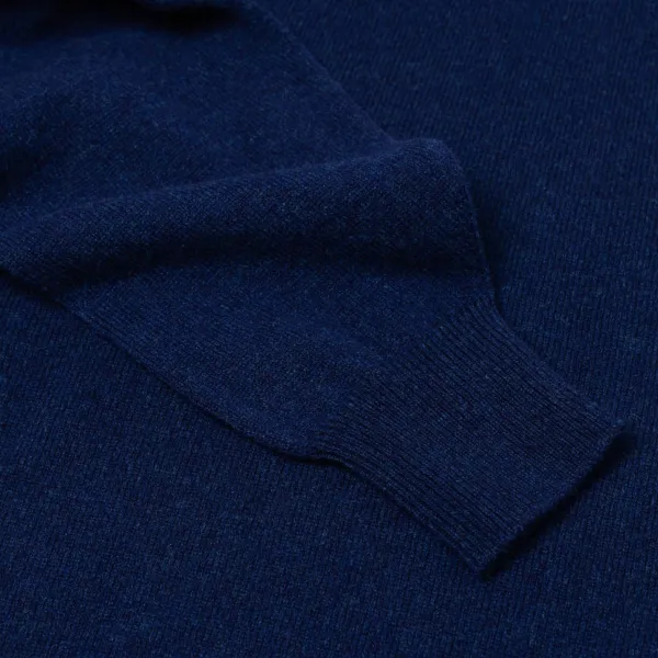 William Lockie Pure Geelong Lambswool "Leven Crew" Sweater - 2 Ply
