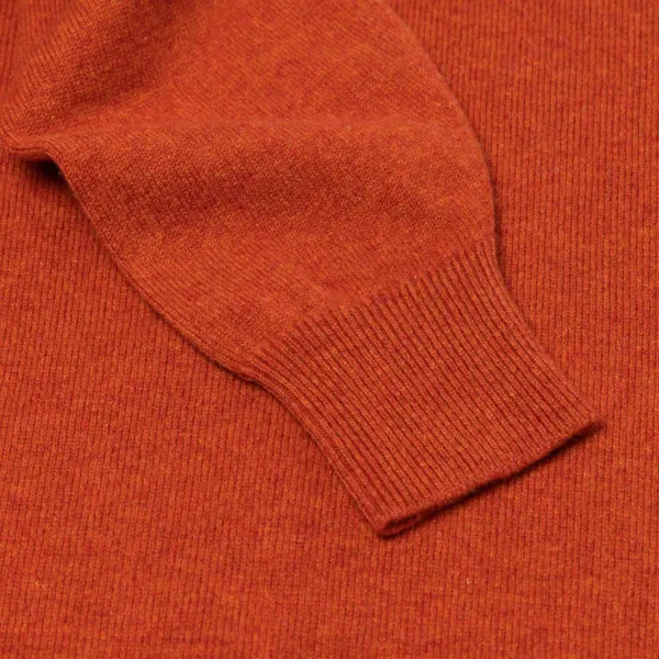 William Lockie Pure Geelong Lambswool "Leven Vee" Sweater - 2 Ply