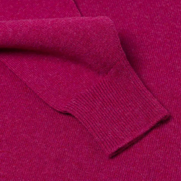 William Lockie Pure Geelong Lambswool "Leven Vee" Sweater - 2 Ply