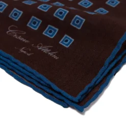 Cesare Attolini Pure Wool Pocket Square