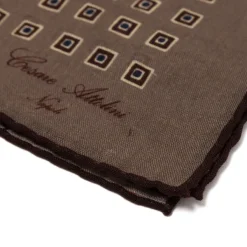 Cesare Attolini Pure Wool Pocket Square