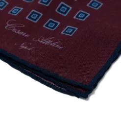 Cesare Attolini Pure Wool Pocket Square