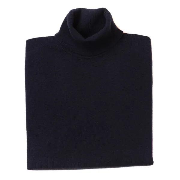 William Lockie Rollneck Jumper "Oxton Rollneck" Made Of Fine Scottish 1 Ply Cashmere