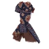 Rosi Collection X Mj: Modal And Cashmere "Round Geometric" Tube Scarf