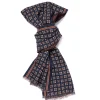 Manifatture Rosi Rosi Collection X Mj: Scarf "Bormio Double" In Merino Wool And Cashmer