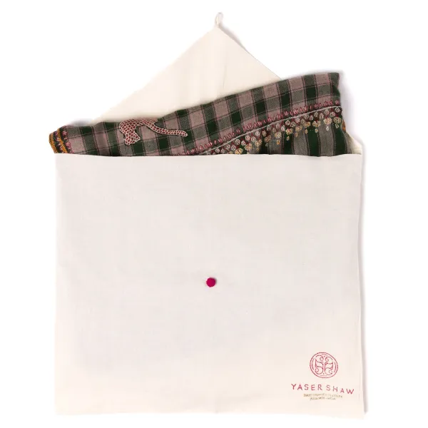 Yaser Shaw Scarf "Bareilly" Made Of Finest Hand Embroidered Pashmina Cashmere - P