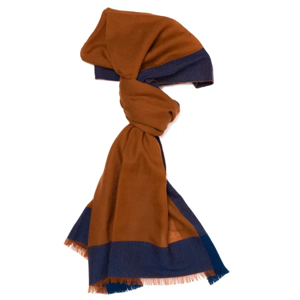 Cesare Attolini Scarf "Grande Quardo" Made Of Pure Cashmere - Handmade