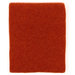 William Lockie Scarf "Ribbed Scarf" Made Of Pure Lambswool - 3 Ply
