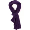 William Lockie Scarf "Ribbed Scarf" Made Of Pure Lambswool - 3 Ply