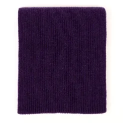William Lockie Scarf "Ribbed Scarf" Made Of Pure Lambswool - 3 Ply