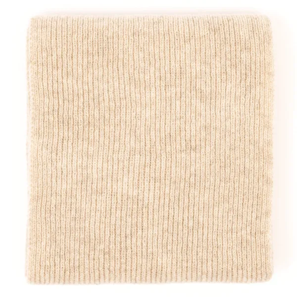 William Lockie Scarf "Ribbed Scarf" Made Of Pure Lambswool - 3 Ply
