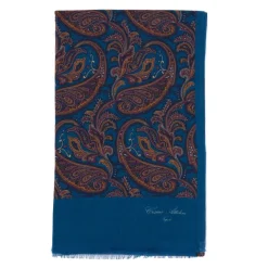 Cesare Attolini Scarf "Vecchio Paisley" From The Finest Cashmere - Handmade