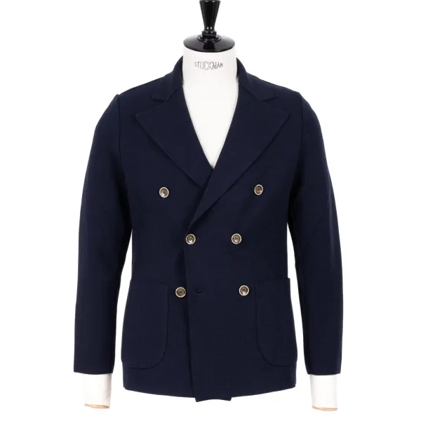 Settefili X Mj: Knitted Blazer "Giacca In Maglia" In Pure Merino Wool