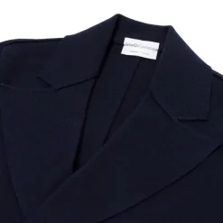 Settefili X Mj: Knitted Blazer "Giacca In Maglia" In Pure Merino Wool