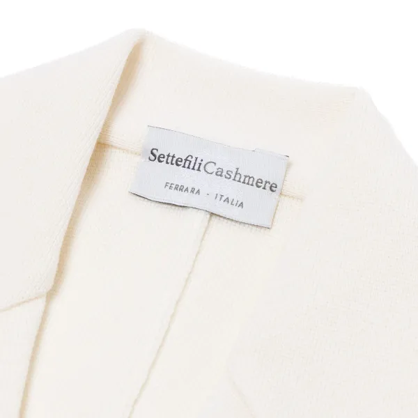 Settefili X Mj: Knitted Blazer "Giacca In Maglia" In Pure Merino Wool