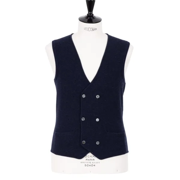 Settefili X Mj: Knitted Vest "Gilet Maglia Sartoriale" In Wool And Cas