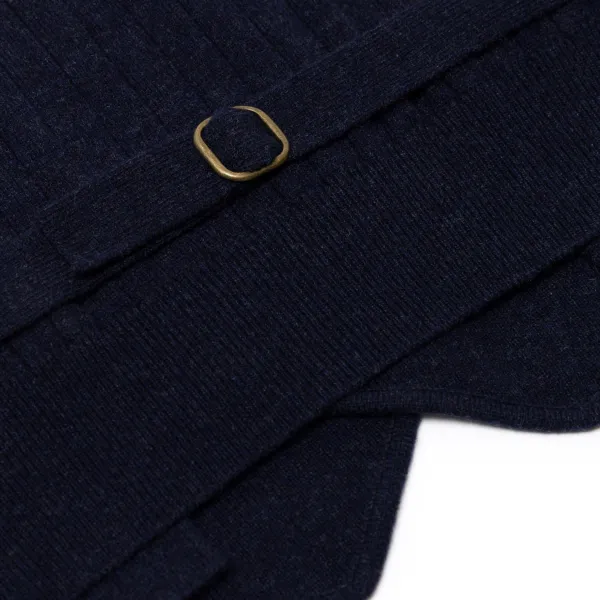 Settefili X Mj: Knitted Vest "Gilet Maglia Sartoriale" In Wool And Cas