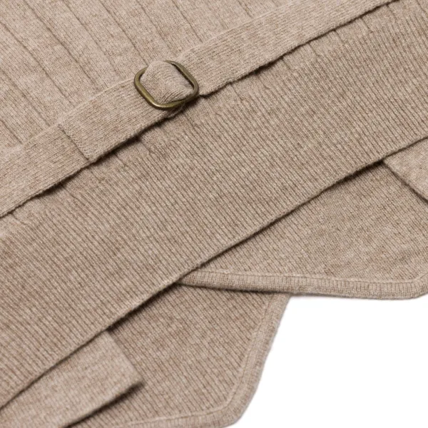 Settefili X Mj: Knitted Vest "Gilet Maglia Sartoriale" In Wool And Cas