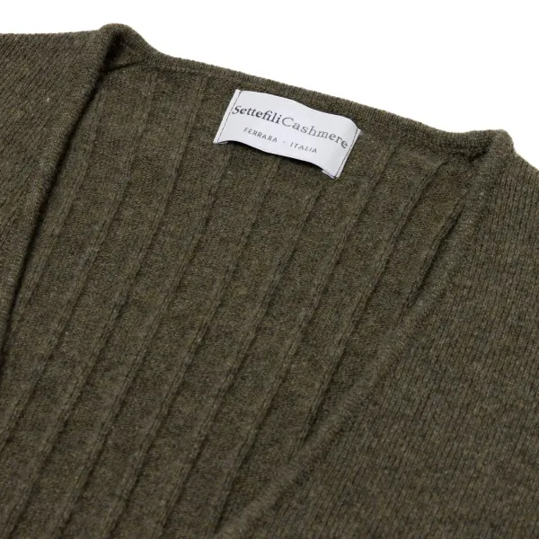 Settefili X Mj: Knitted Vest "Gilet Maglia Sartoriale" In Wool And Cas