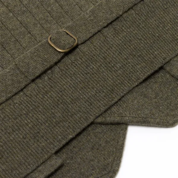 Settefili X Mj: Knitted Vest "Gilet Maglia Sartoriale" In Wool And Cas